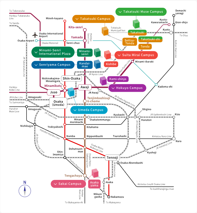 Transport access guide map
